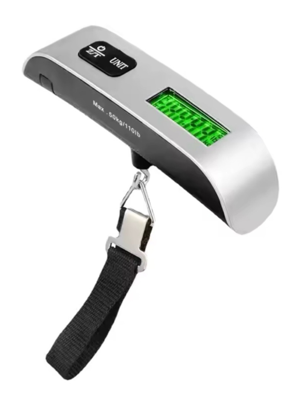 NWT Digital Handheld Luggage Scale in Silver and Black